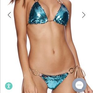 Beach Bunny Siren Song Bikini Pink/Blue